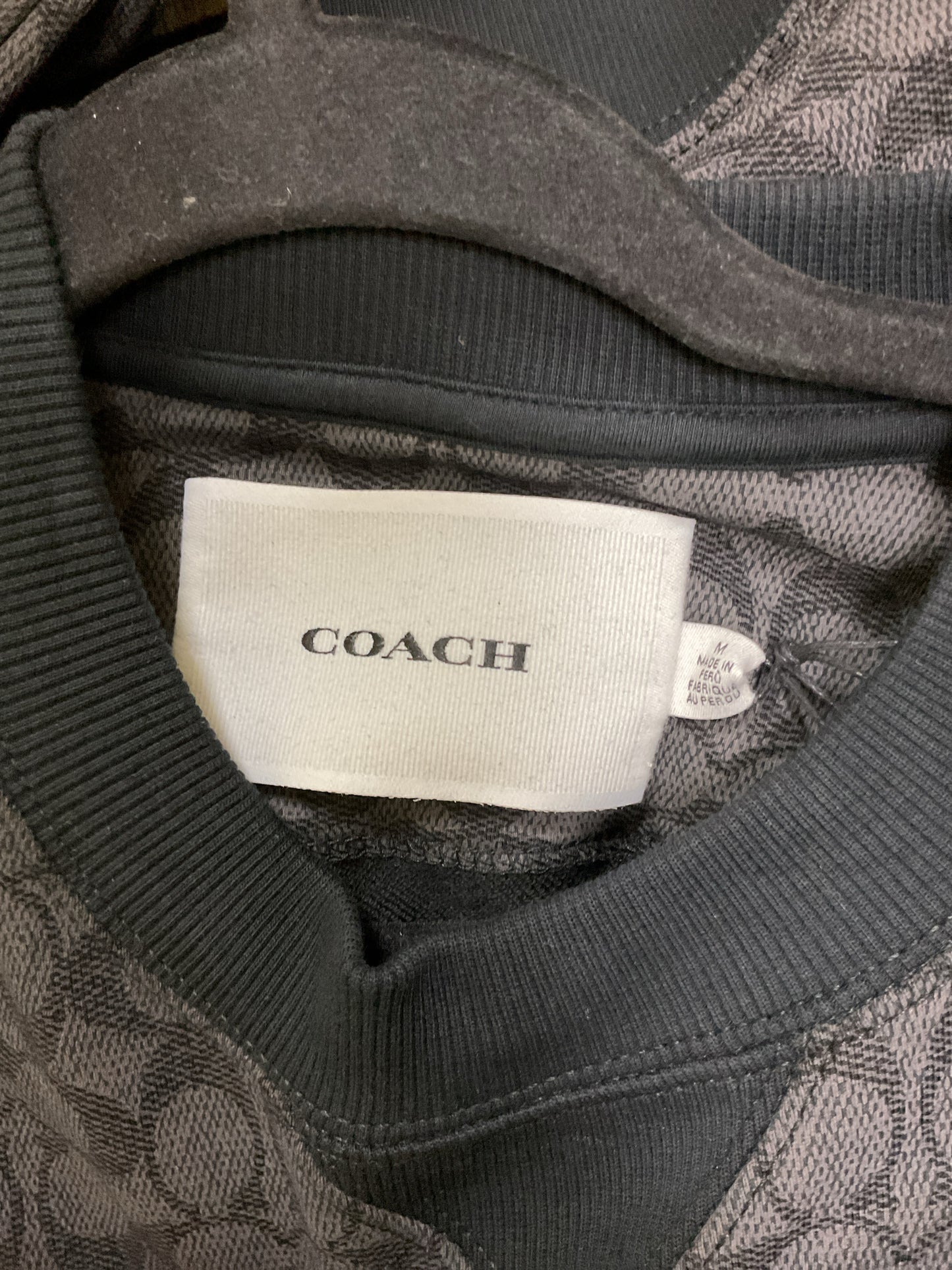 Size M coach Gray Sweatshirt NWT Essen crew