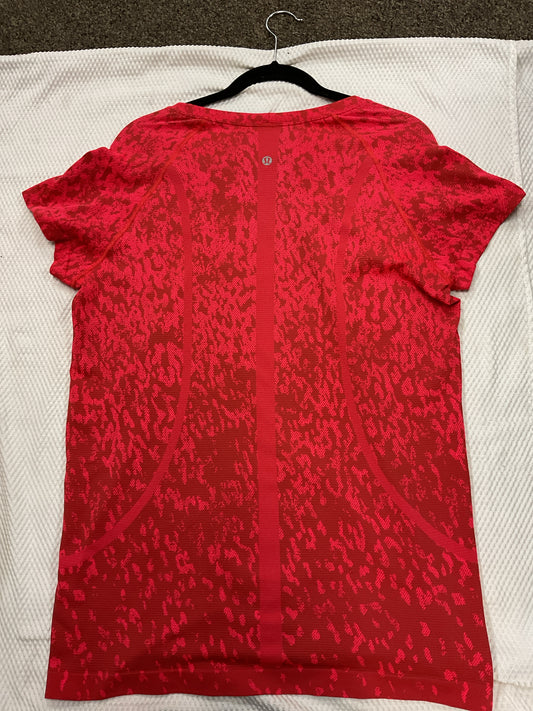 Lululemon Size 14 Red Shirt