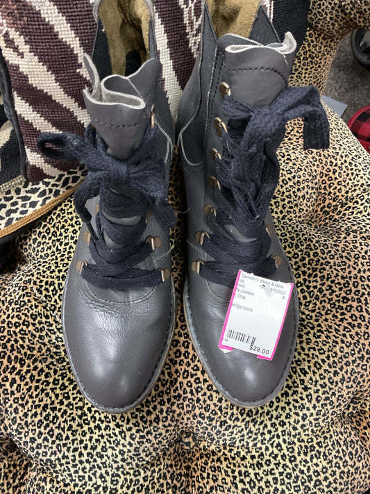 Fly London 9 Gray Boots