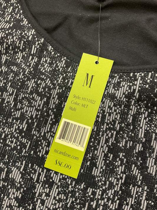Nic + Zoe Size M Gray Shirt