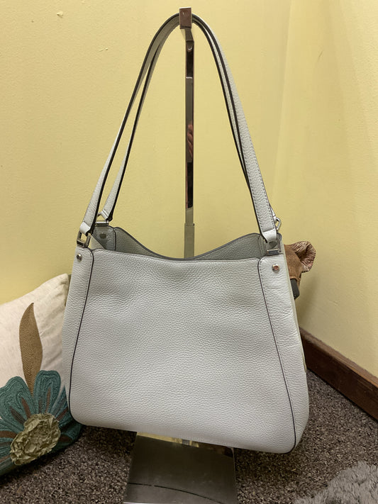 Kate Spade Purse pale blue shoulder bag 3 compartment