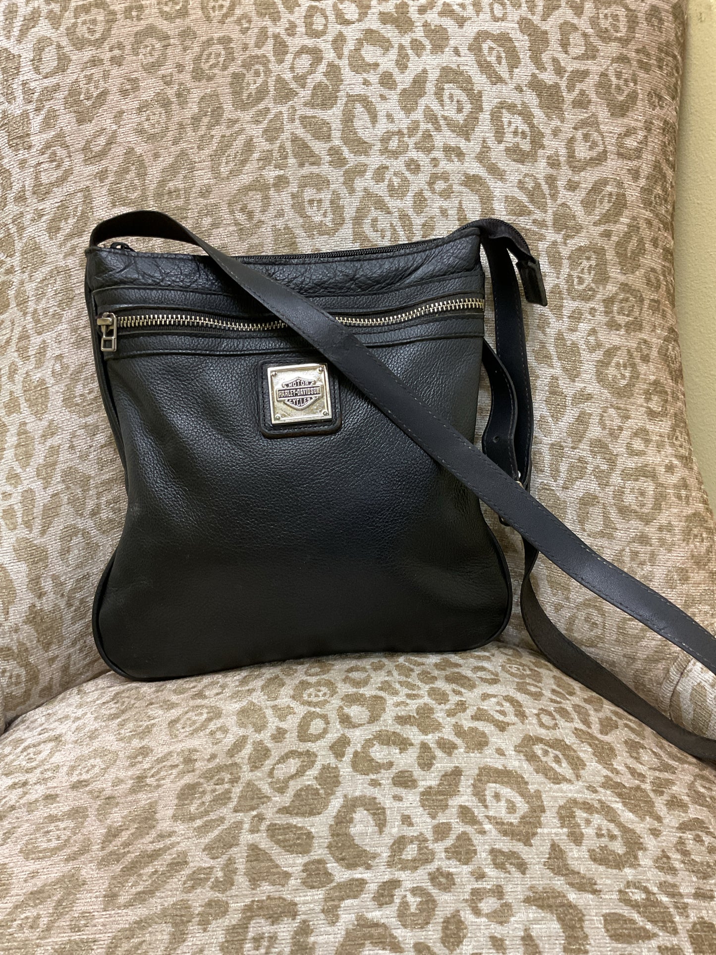 Harley Davidson Purse VINTAGE shoulder bag zip crossbody adjustable strap