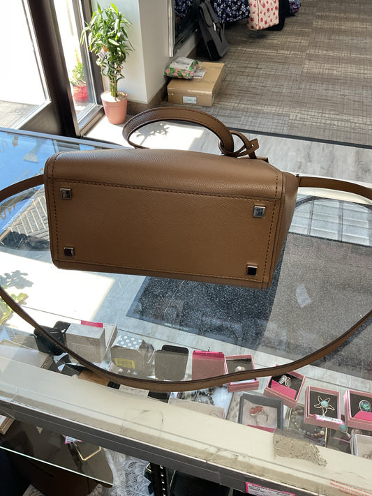 Michael Kors Purse driftwool leather NWT Taryn crossobody satchel