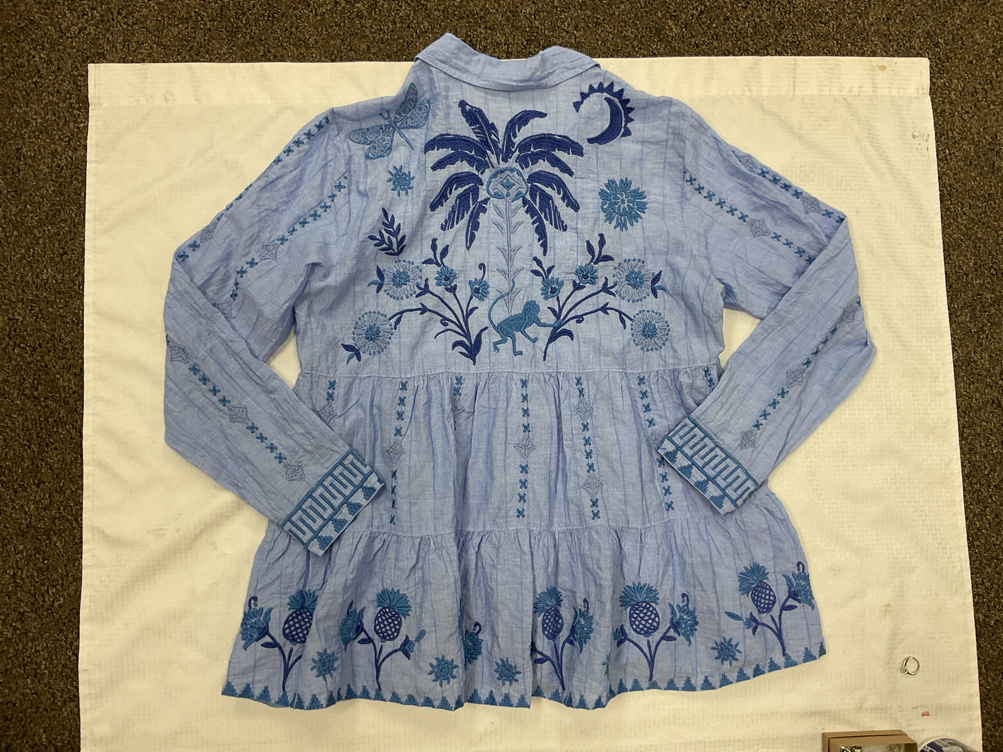 Johnny Was workshop sizze L Light blue Shirt button down