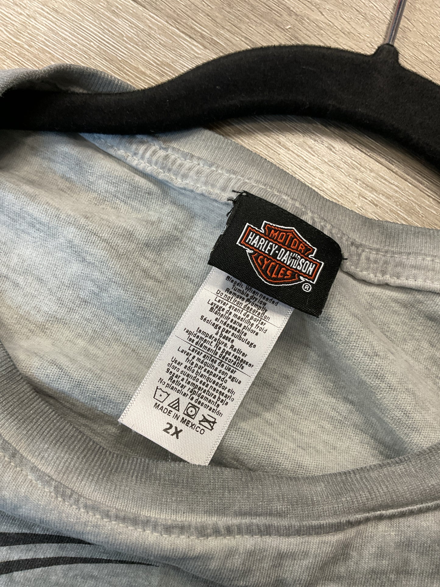Harley Davidson Size 2X Sage Shirt skull 2004 ladies tee