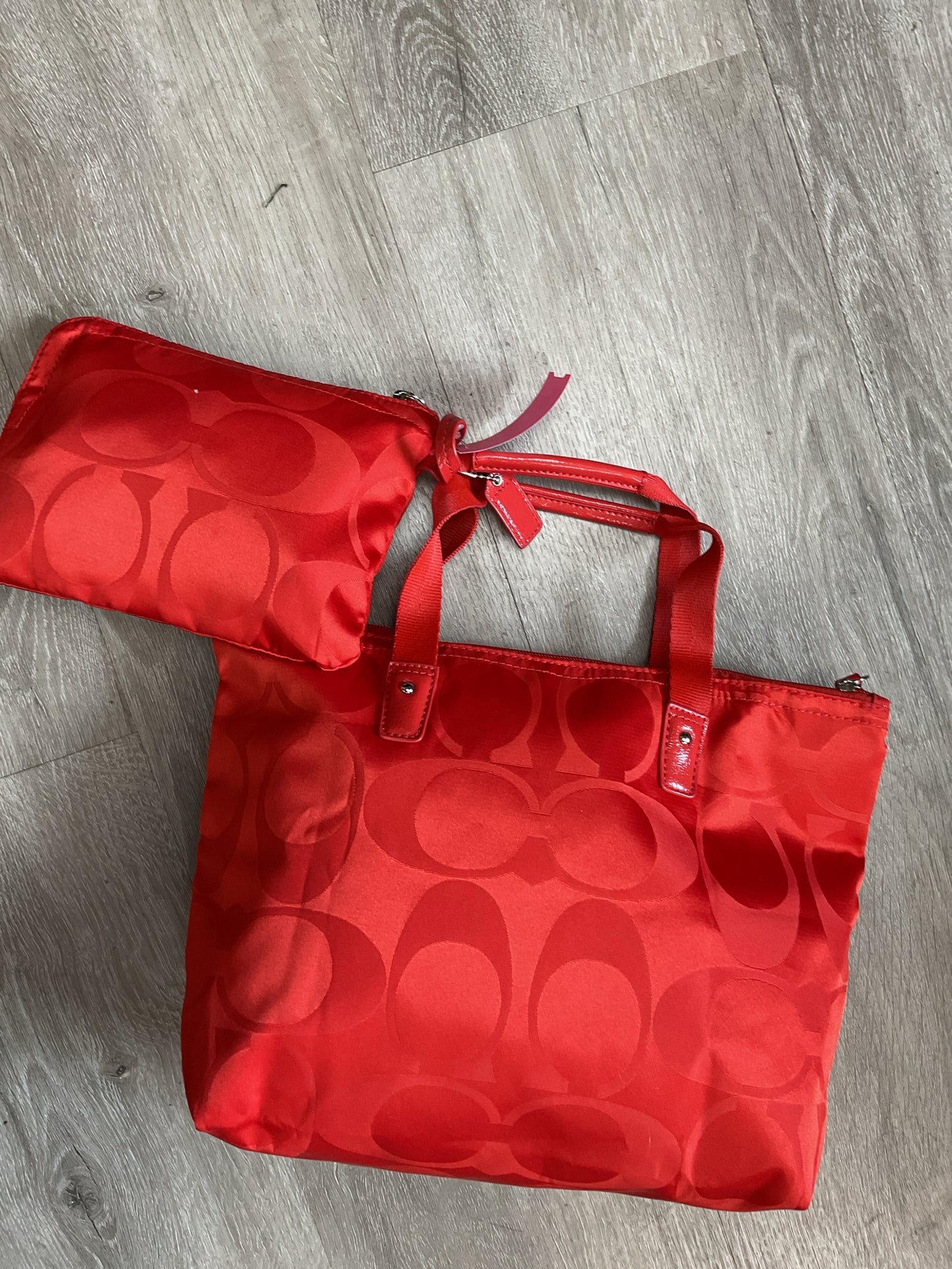 coach Purse small Getaway nylon min purse and zip pouch