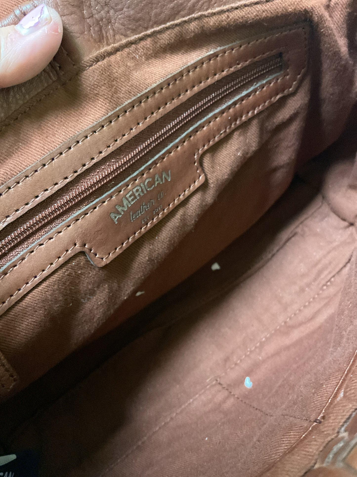 American Leather Purse