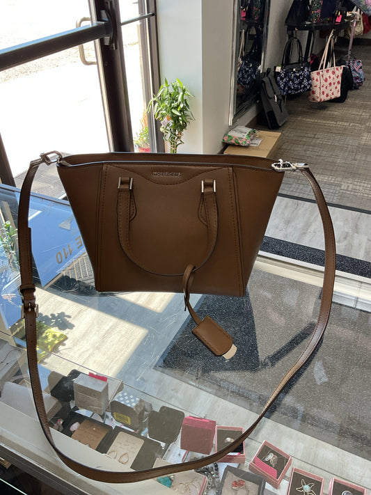 Michael Kors Purse driftwool leather NWT Taryn crossobody satchel