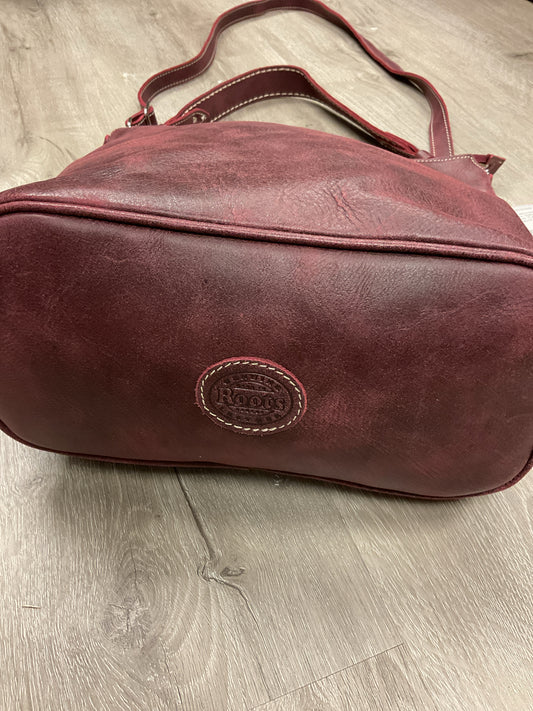 Roots Canada Purse NWOT conceal leather 2 way crossbody