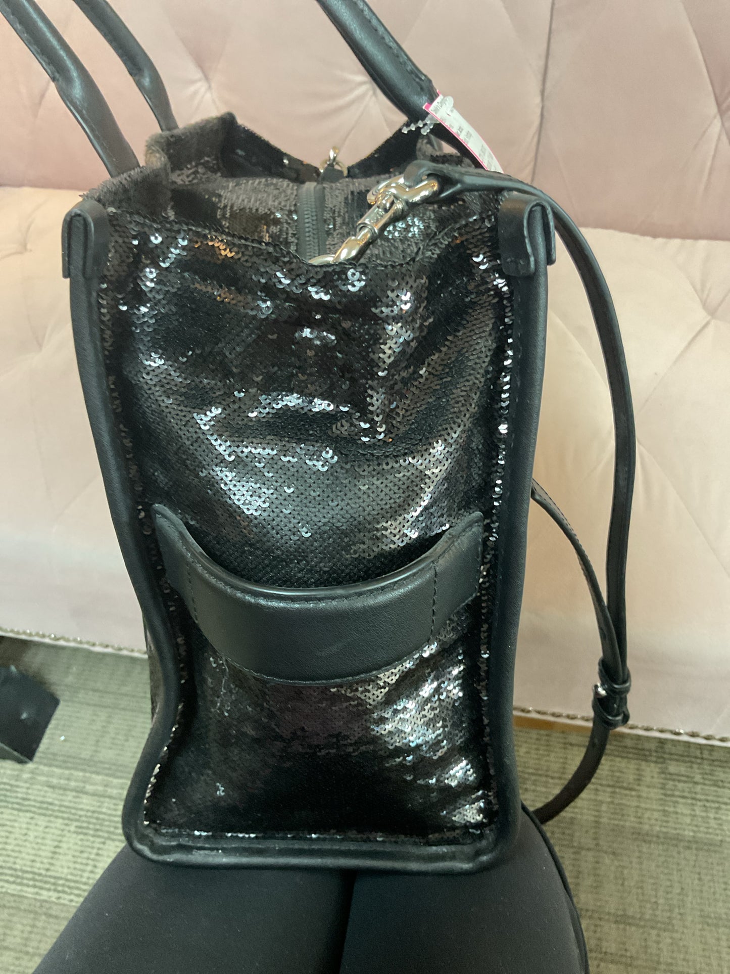 Marc Jacobs Purse black sequin The Tote Bag Limited Edition