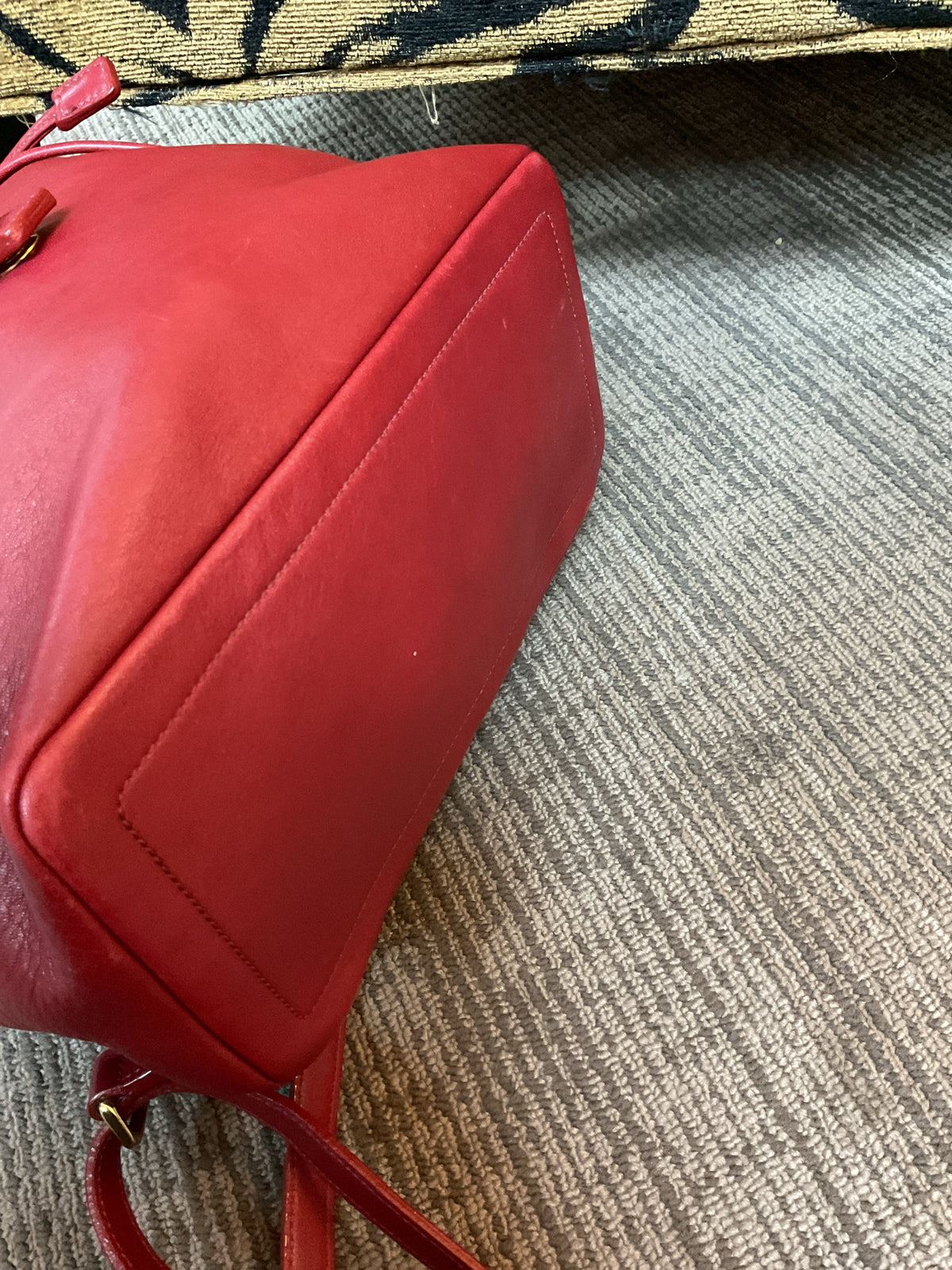 coach Backpack Vintage COACH Legacy West Red Leather Backpack Style 9827