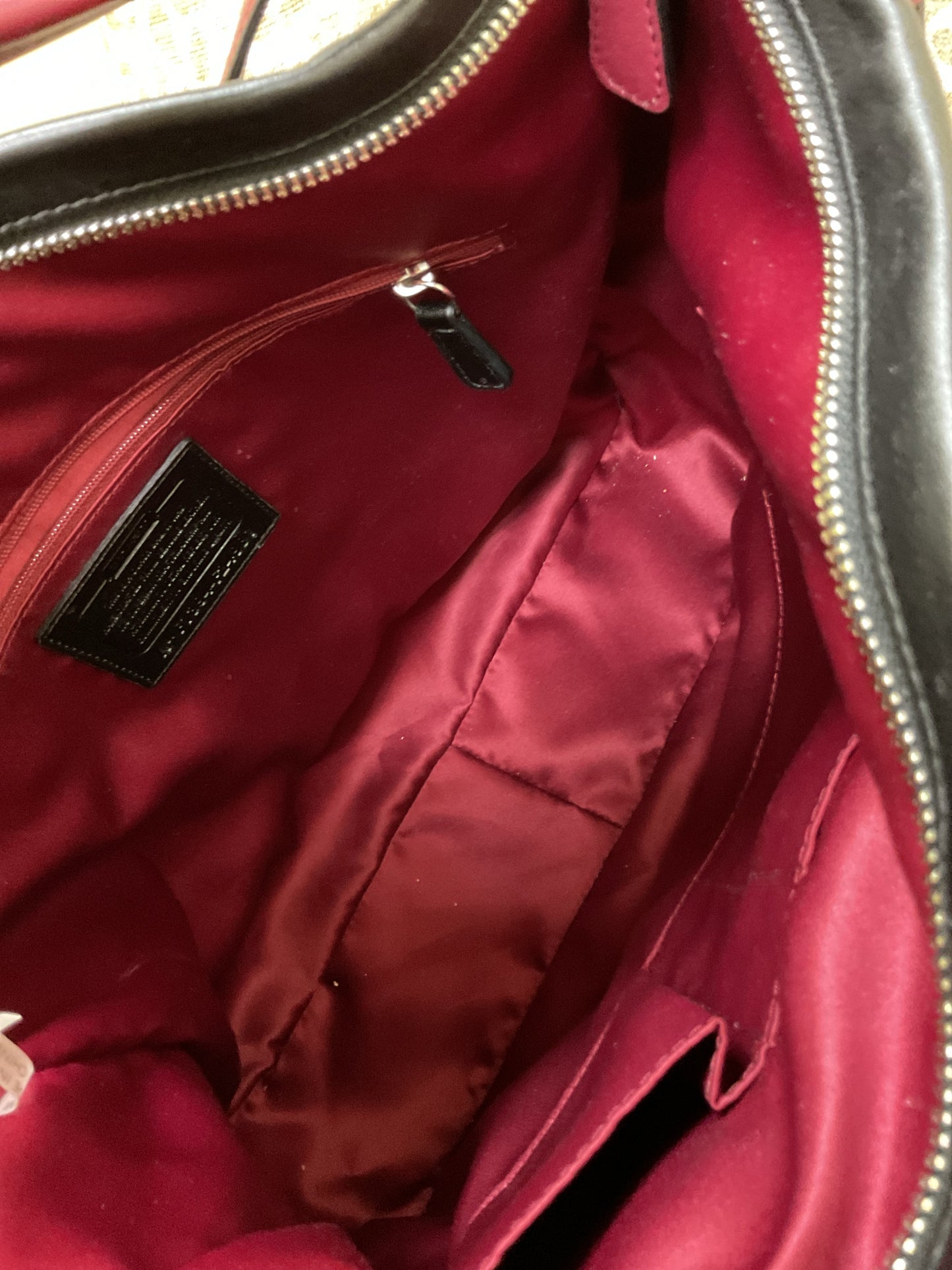 Coach Park colorblock 2 way Shoulder Tote F24981