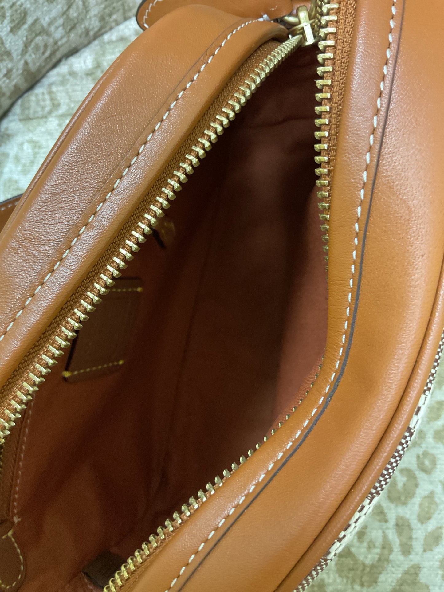 coach Purse CC401 burnished amber camera bag NWT