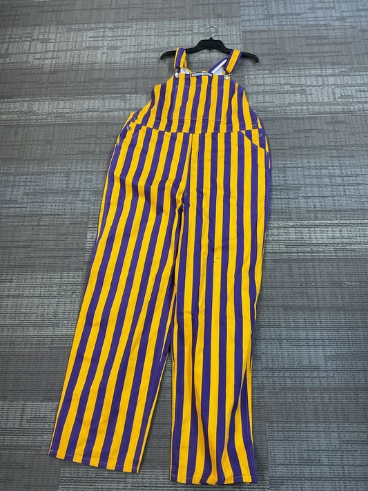 Size XL Game Bibs Purple Overalls NWT tall 34.5" inseam