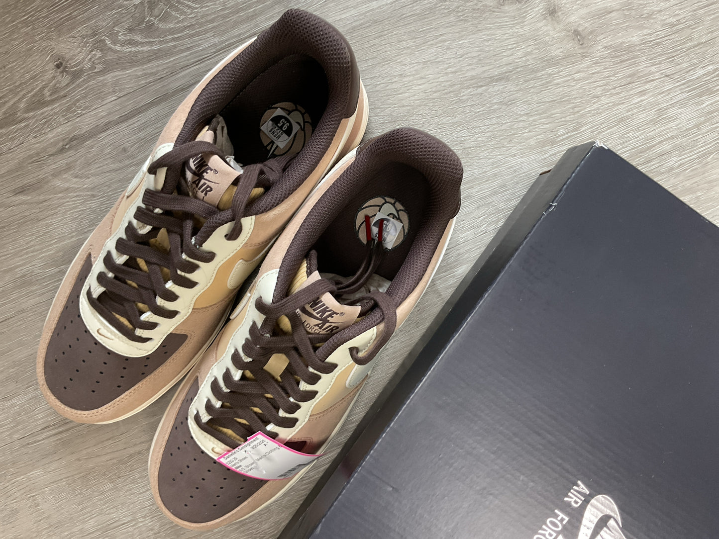 9.5 Nike Brown Men's Shoes Air Force 1 '07 LV8 Baroque Brown