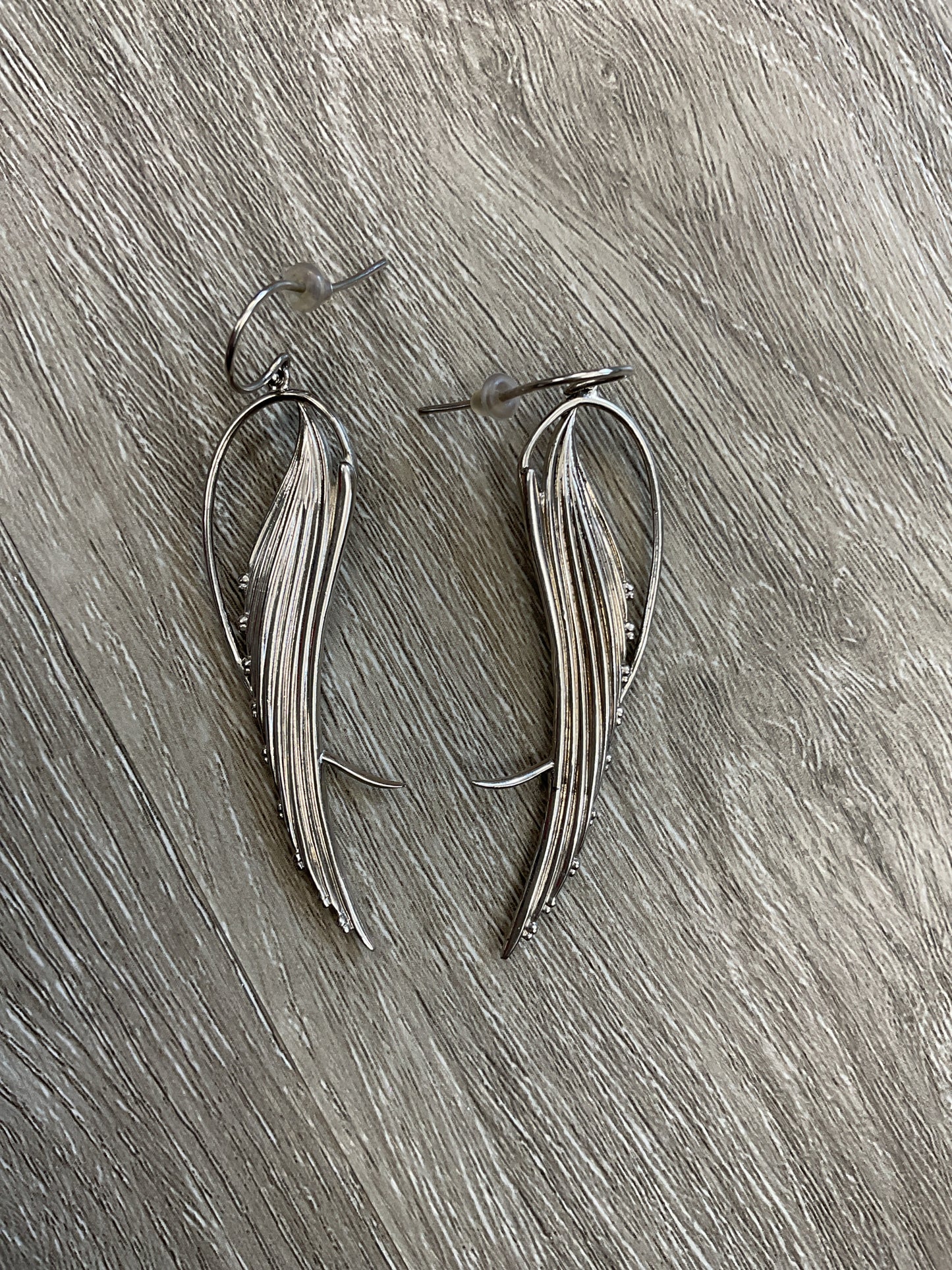 925 Sterling Earrings heavy sterling silver long wings