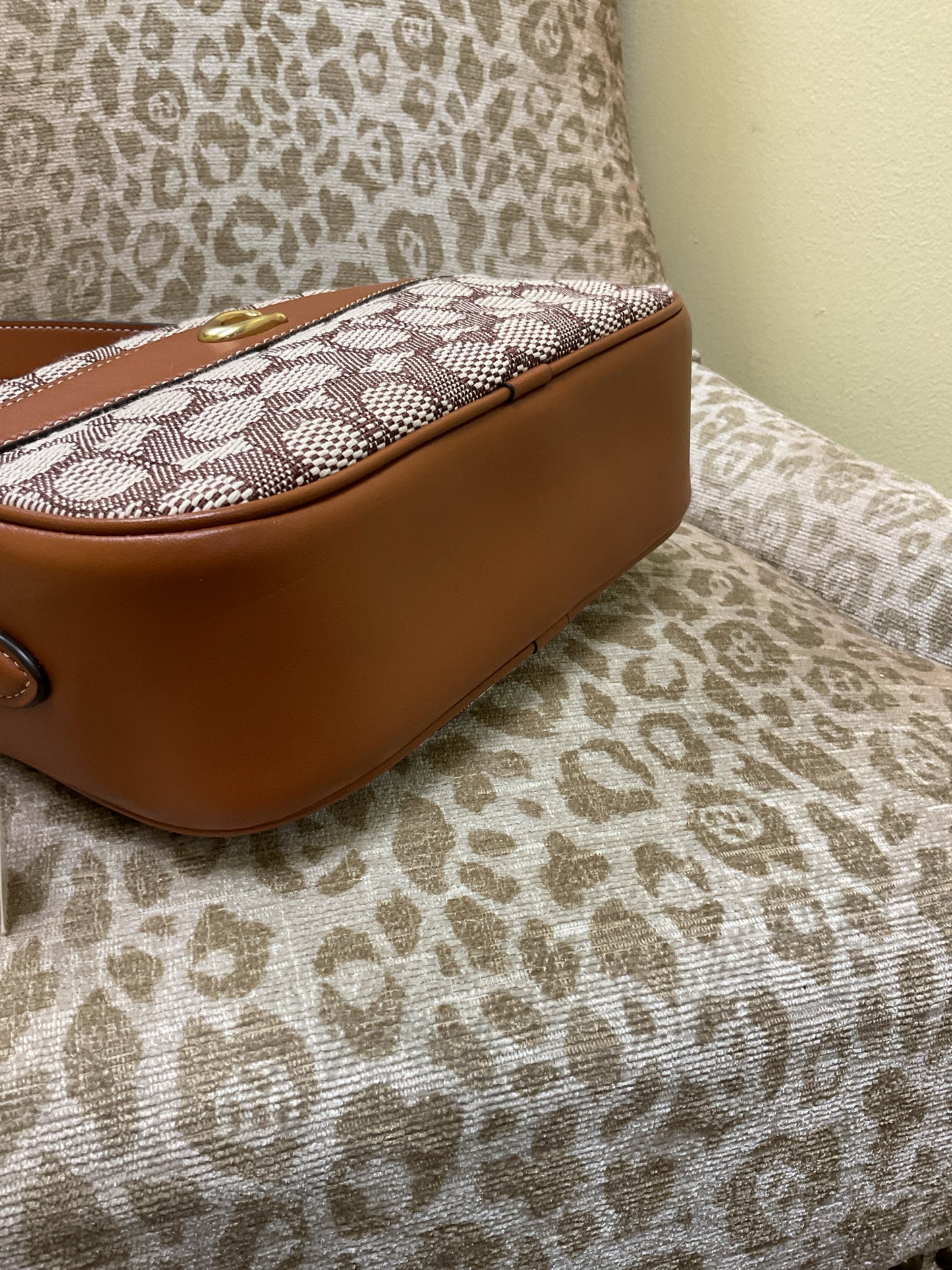 coach Purse CC401 burnished amber camera bag NWT