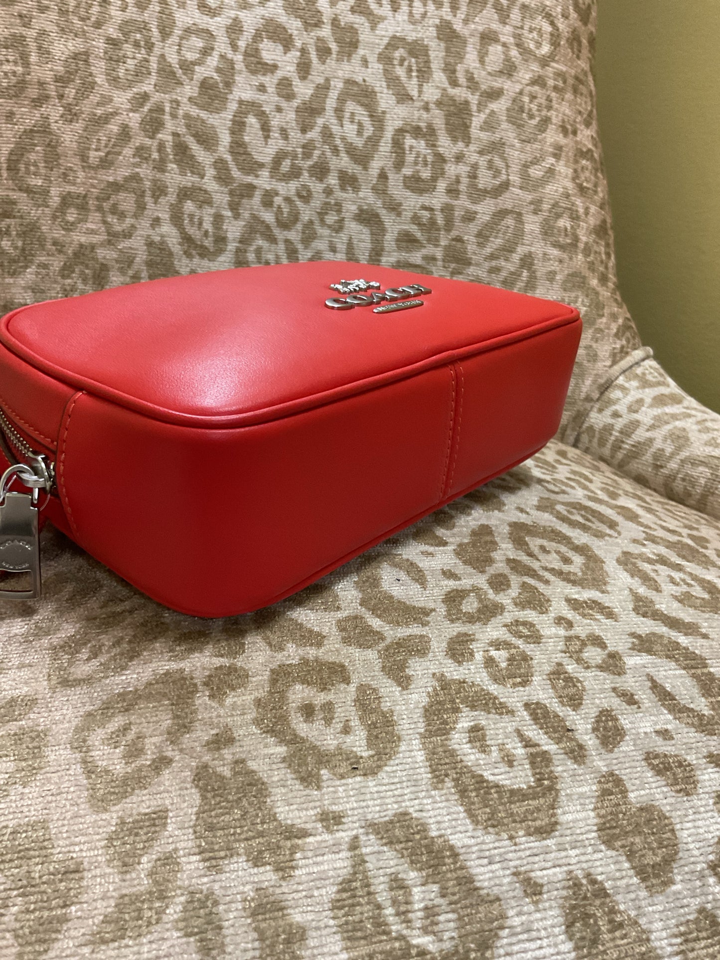 coach Purse Pace Belt Bag Unisex Fanny Pack Sling Bag In Red NEW
