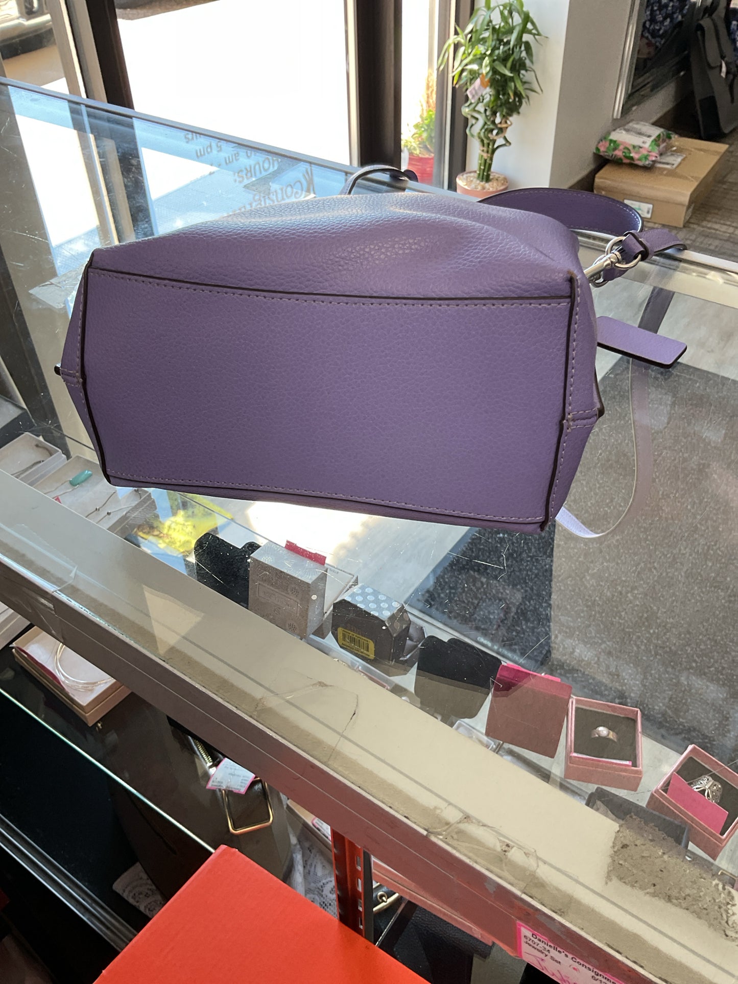 coach Purse Coach Mollie Bucket Bag22 Crossbody LEATHER Lilac