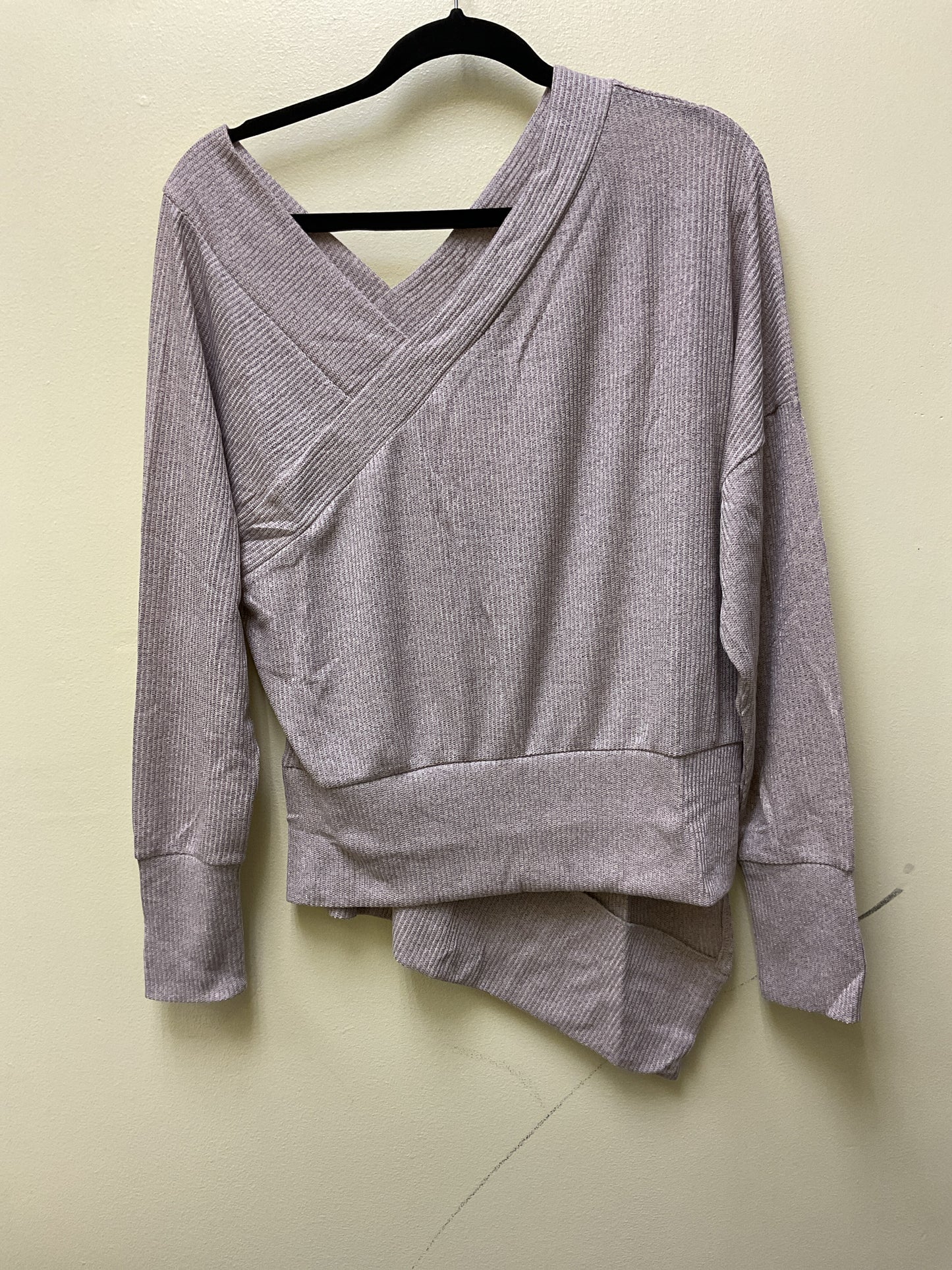 Stella & Dot Size S Taupe Shirt NWT assymetrical oversized small