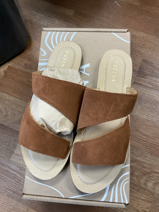 Patina 8.5 Tan Sandals