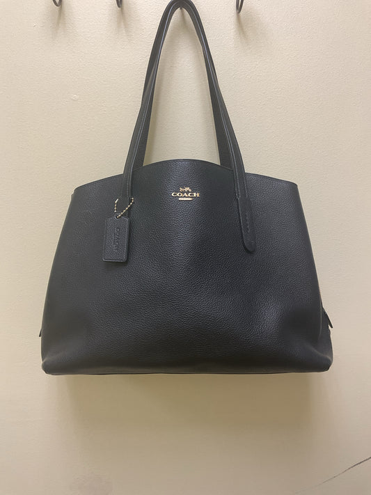 coach Purse black Charlie 40 Satchel