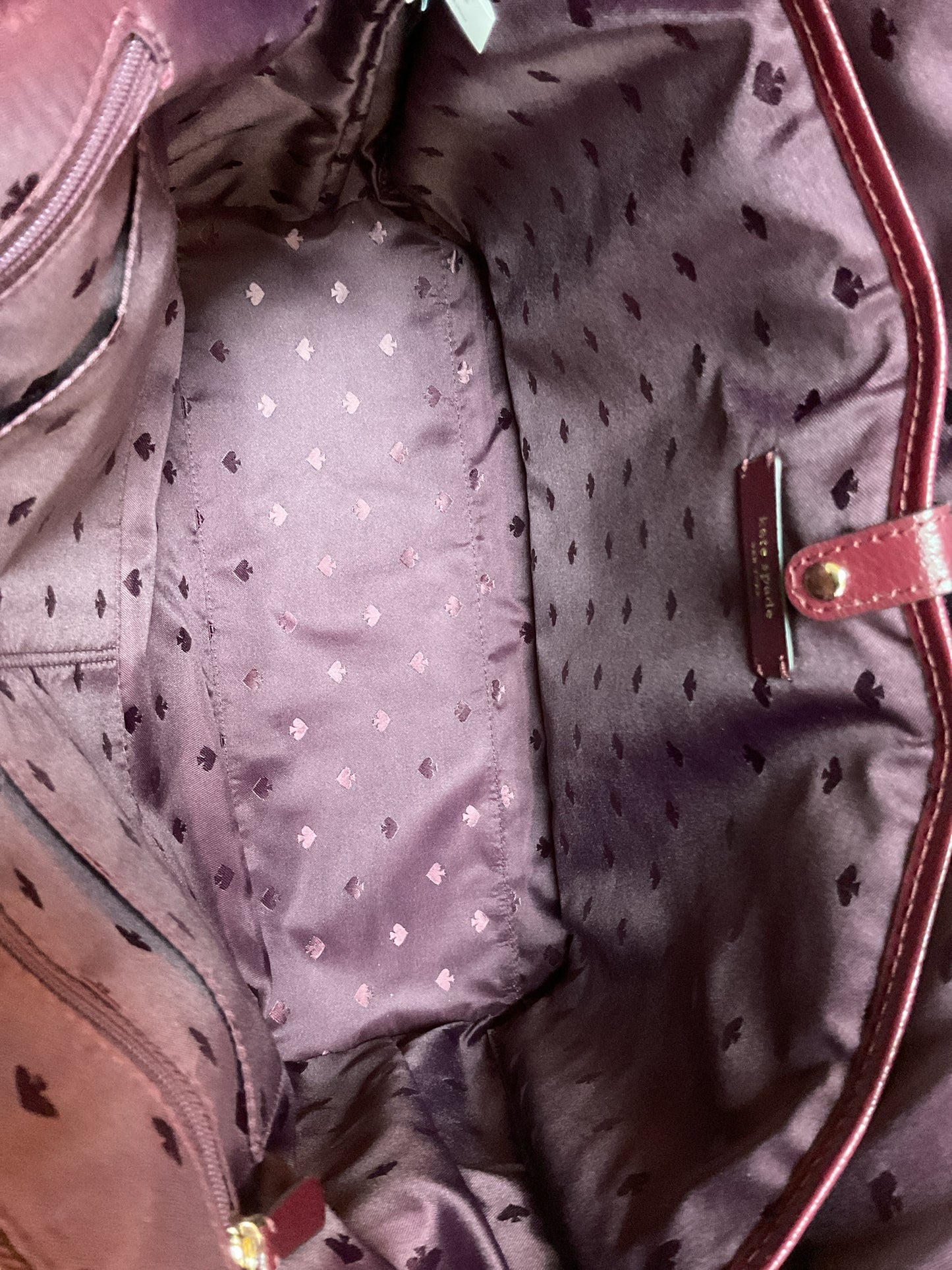 Kate Spade Purse Large leather zip top shoulder bag
