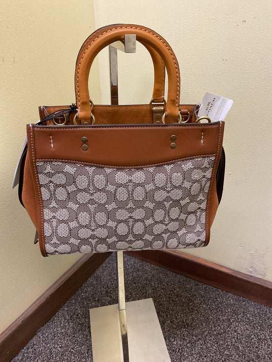 coach Purse SIGNATURE JACQUARD ROGUE 25 NWT C6444 Retail:$675