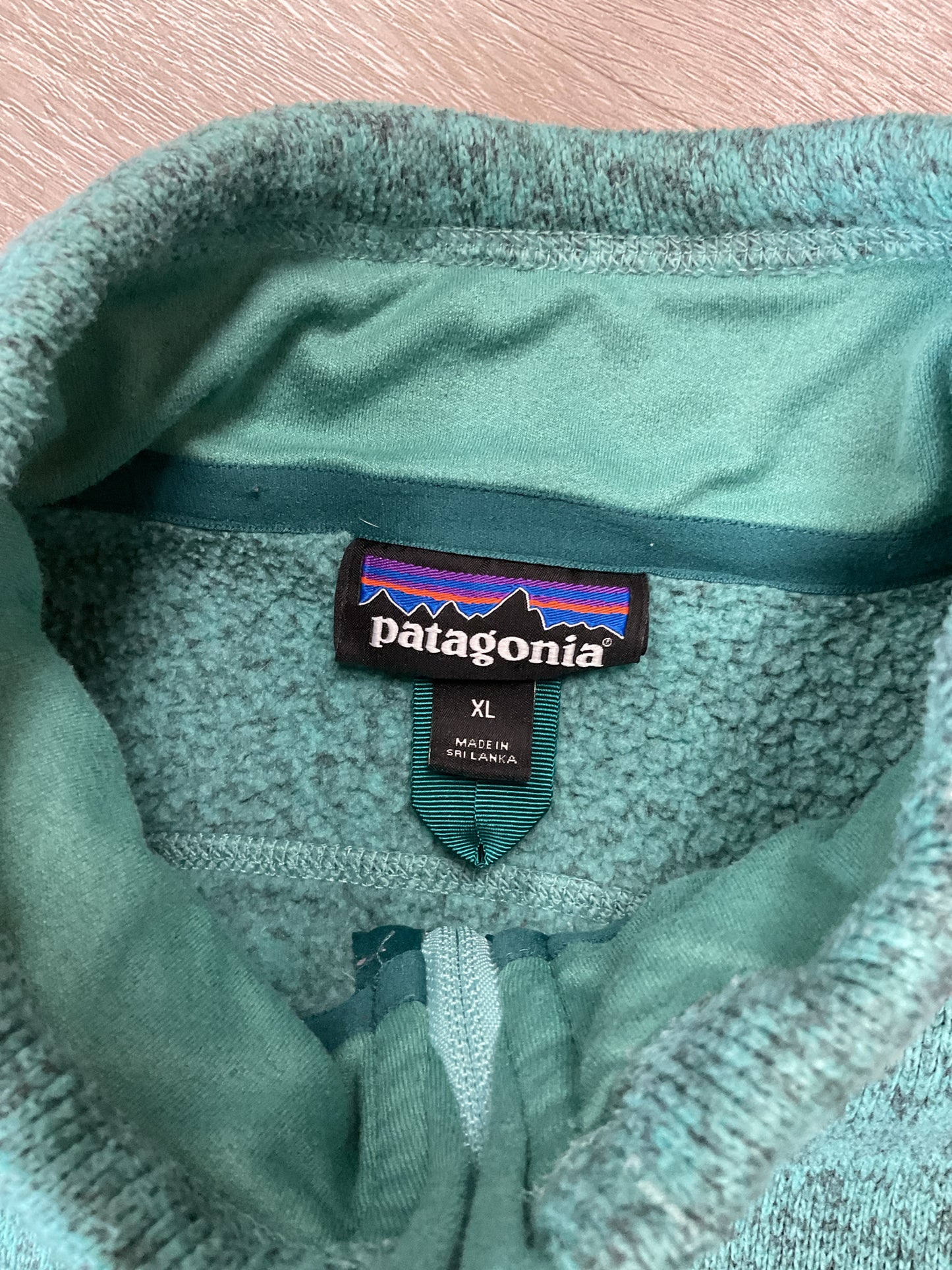patagonia Size XL Mint Vest knit zip women