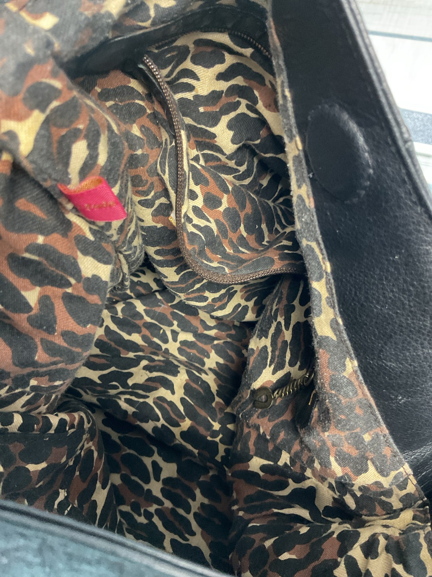 Betsey Johnson Purse Y2K vintage leather large shoulder bag