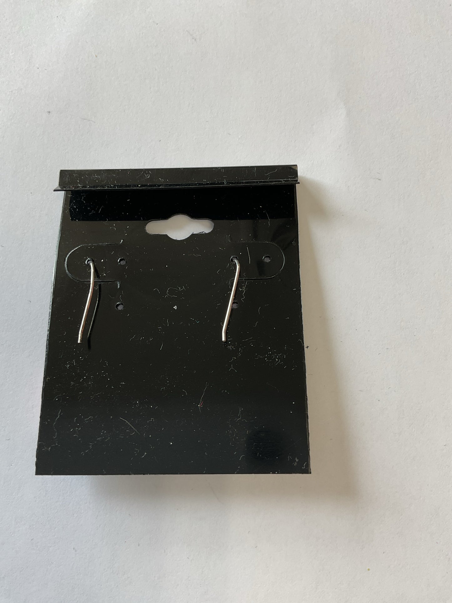 Sterling Silver Earrings 1 3/8" rhodonite