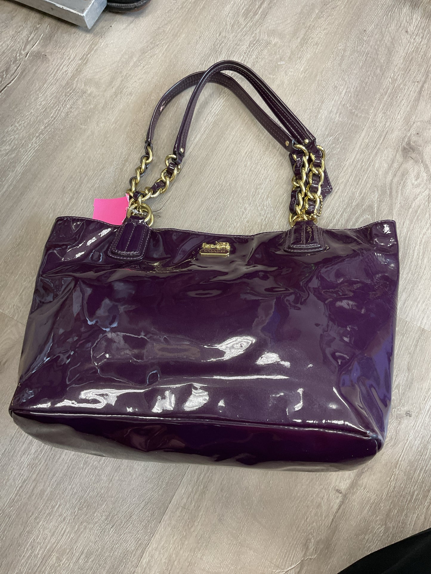coach Purse vintage patent shoulder bag