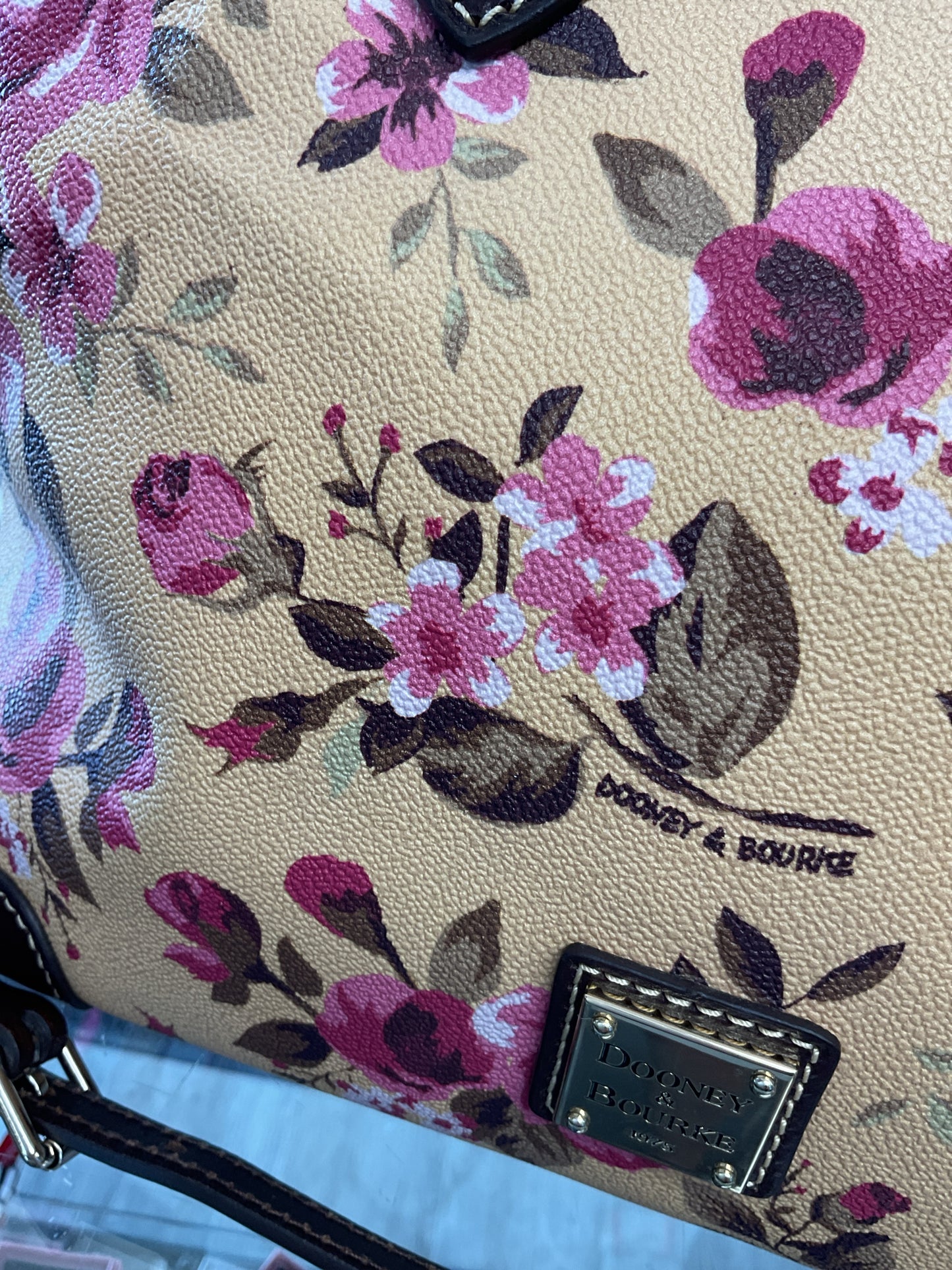 Dooney & Bourke Purse Cabbage Rose Satchel