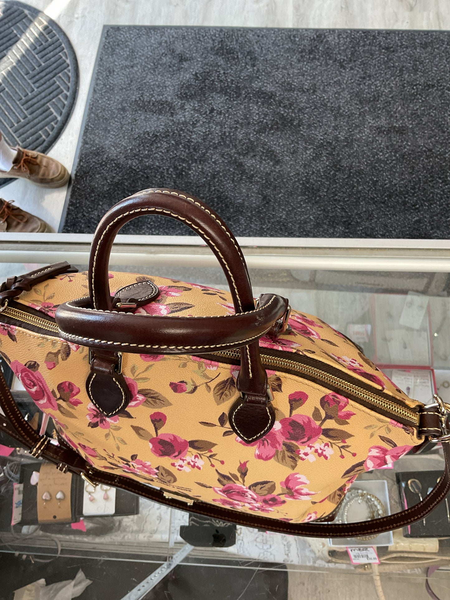 Dooney & Bourke Purse Cabbage Rose Satchel