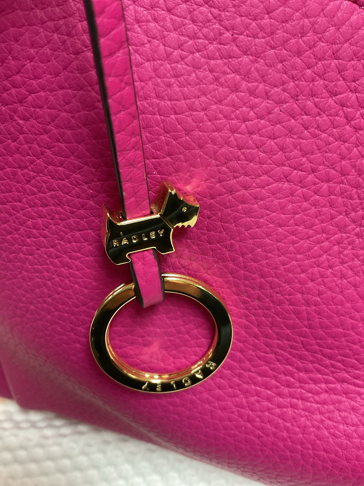 RADLEY Purse medium leather shoulder bag gold hardware
