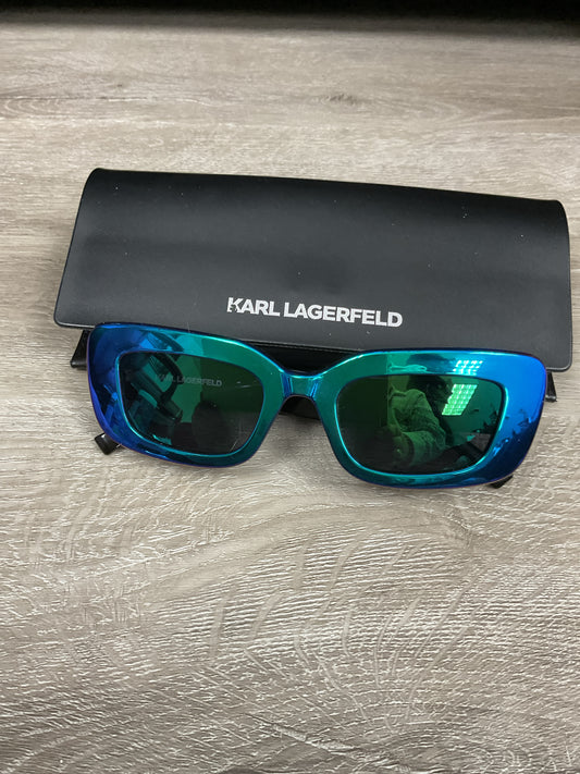 Karl Legerfeld Sunglasses mirror blue colorway space jam