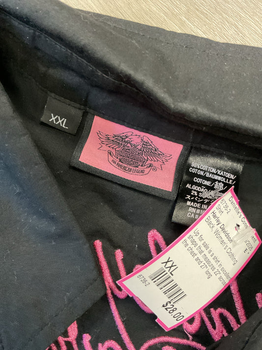 Harley Davidson Size XXL Black Shirt