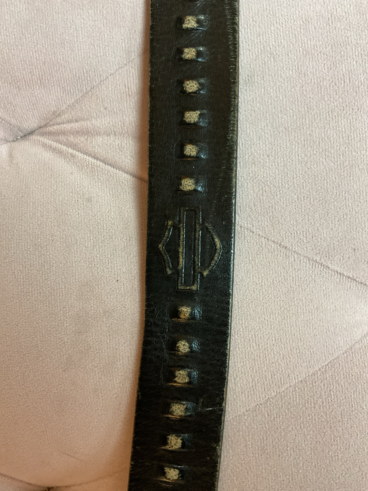 Harley Davidson Belt Men's  Bar & sheild vintage buckle