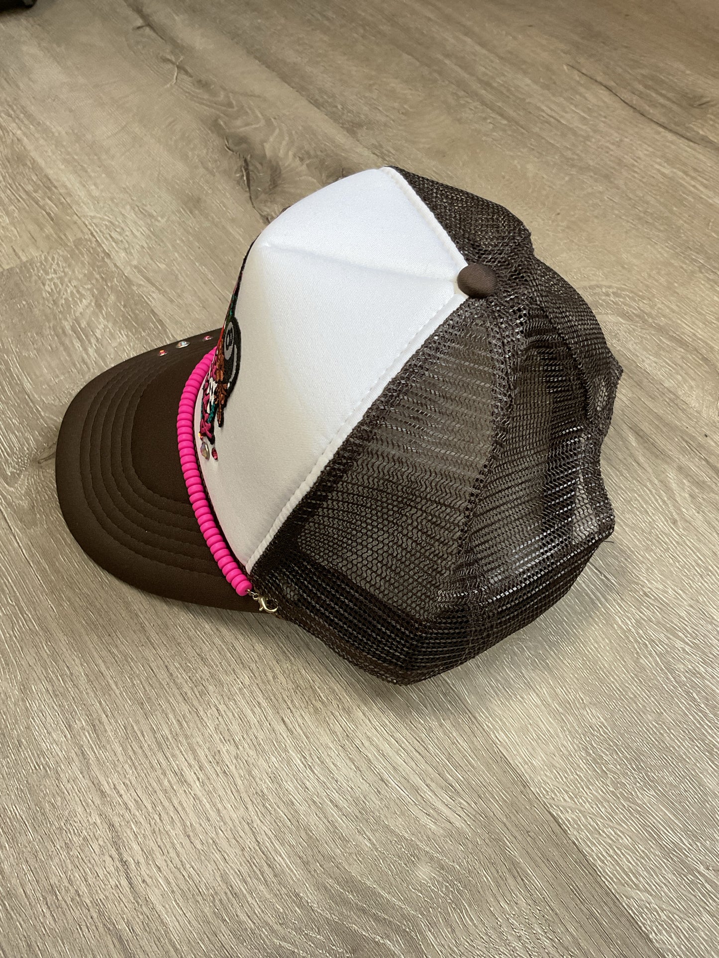 Trucker hat Hat Feeling Lucky bling NEW