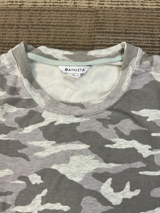 Athleta Size XL Gray Dress camo soft athletic sweatshirt