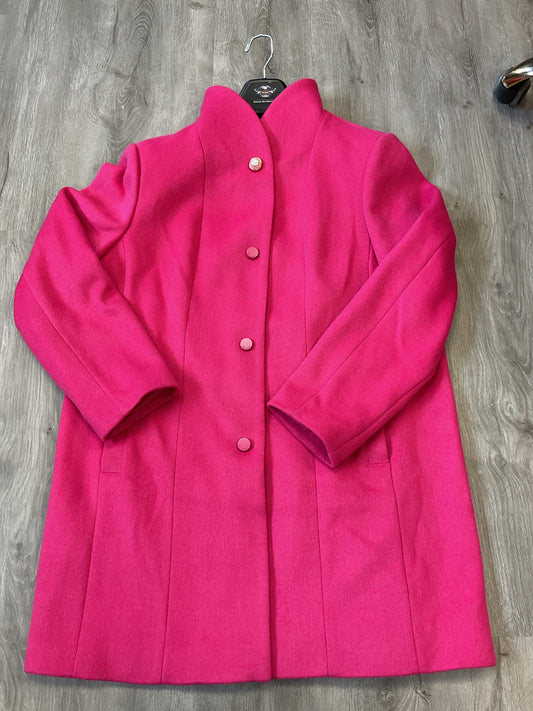 Kate Spade Size XL Pink Coat dressy with pearl wool blend