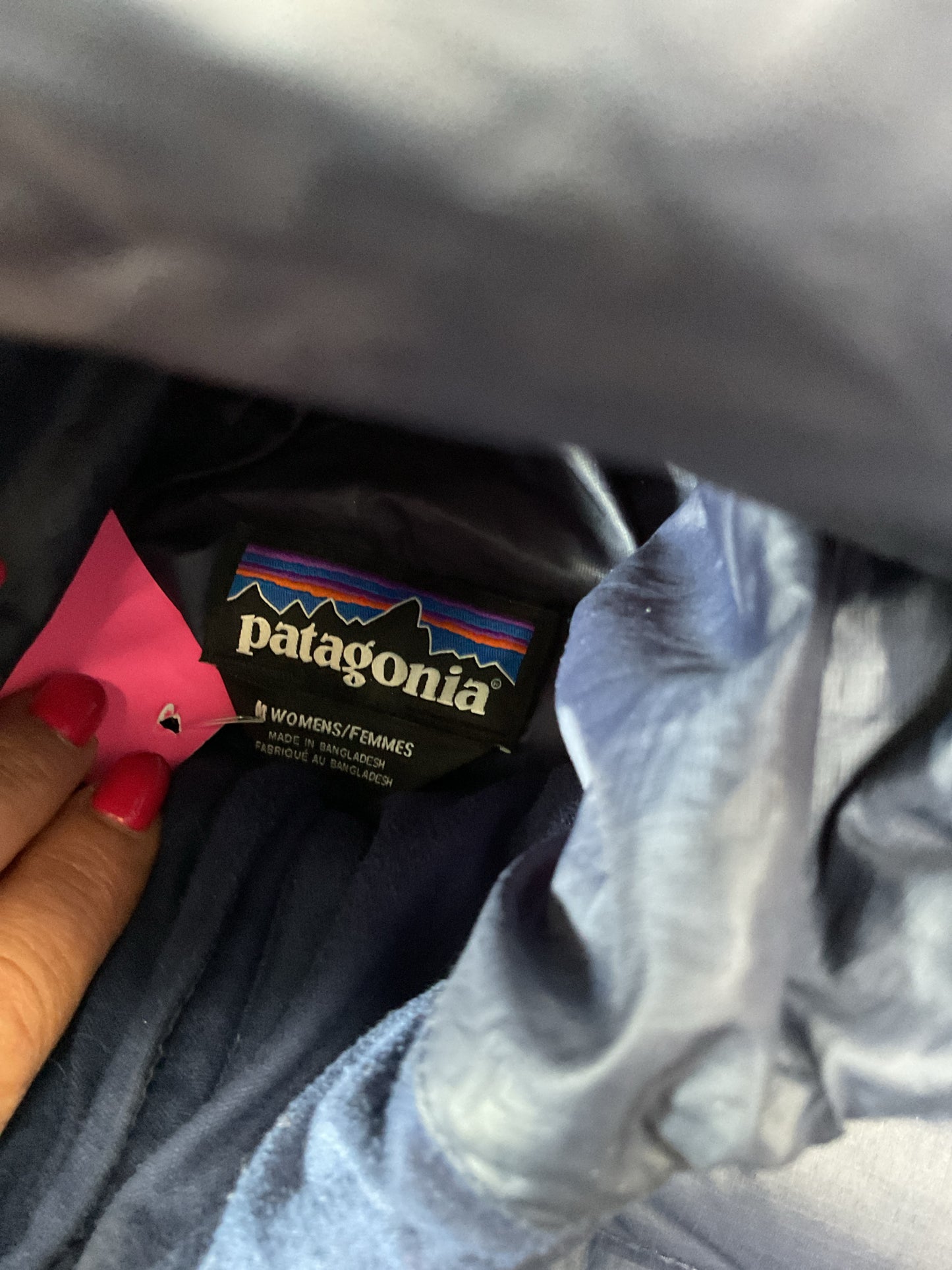 patagonia Size M Navy jacket ladies goose down