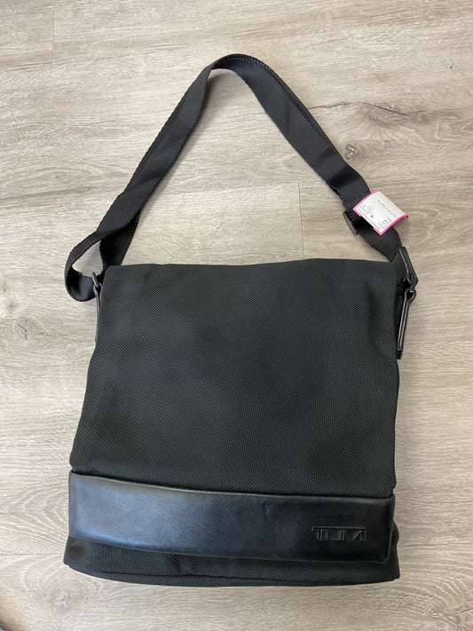 TUMI Purse Ballistic nylon & leather flap messenger