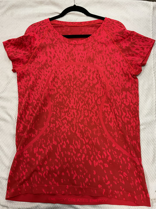 Lululemon Size 14 Red Shirt