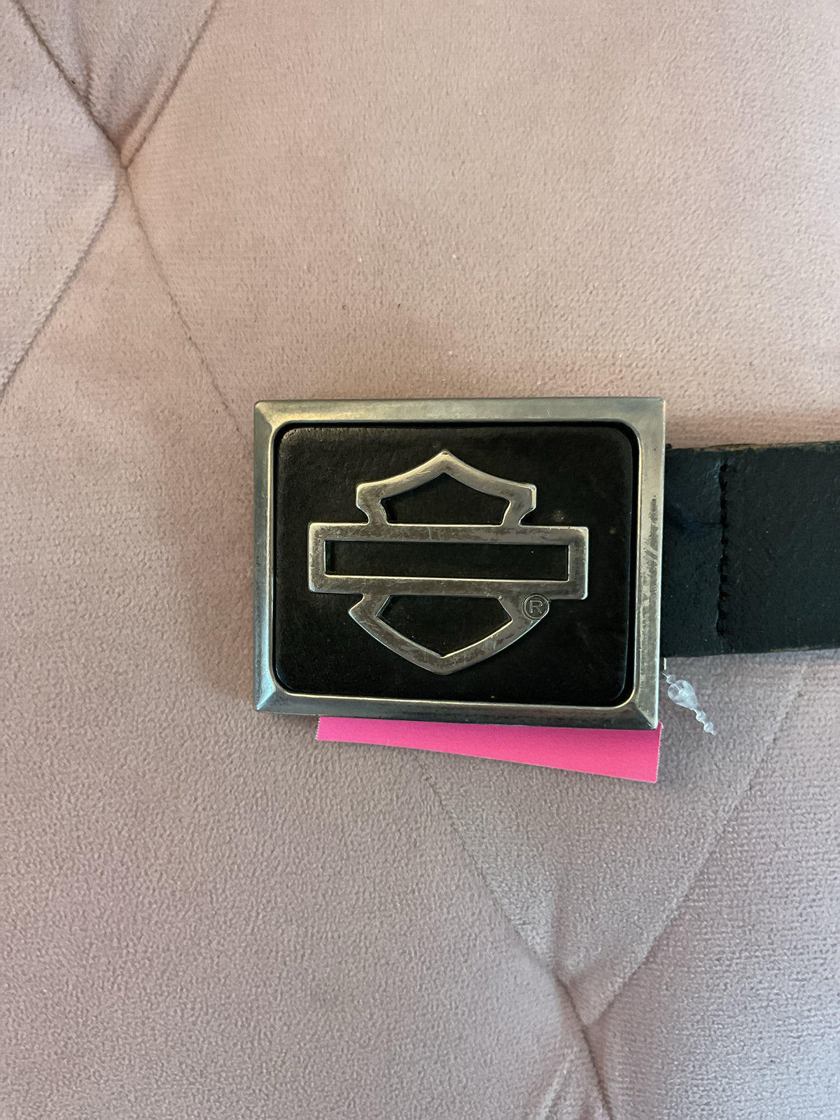 Harley Davidson Belt Men's  Bar & sheild vintage buckle