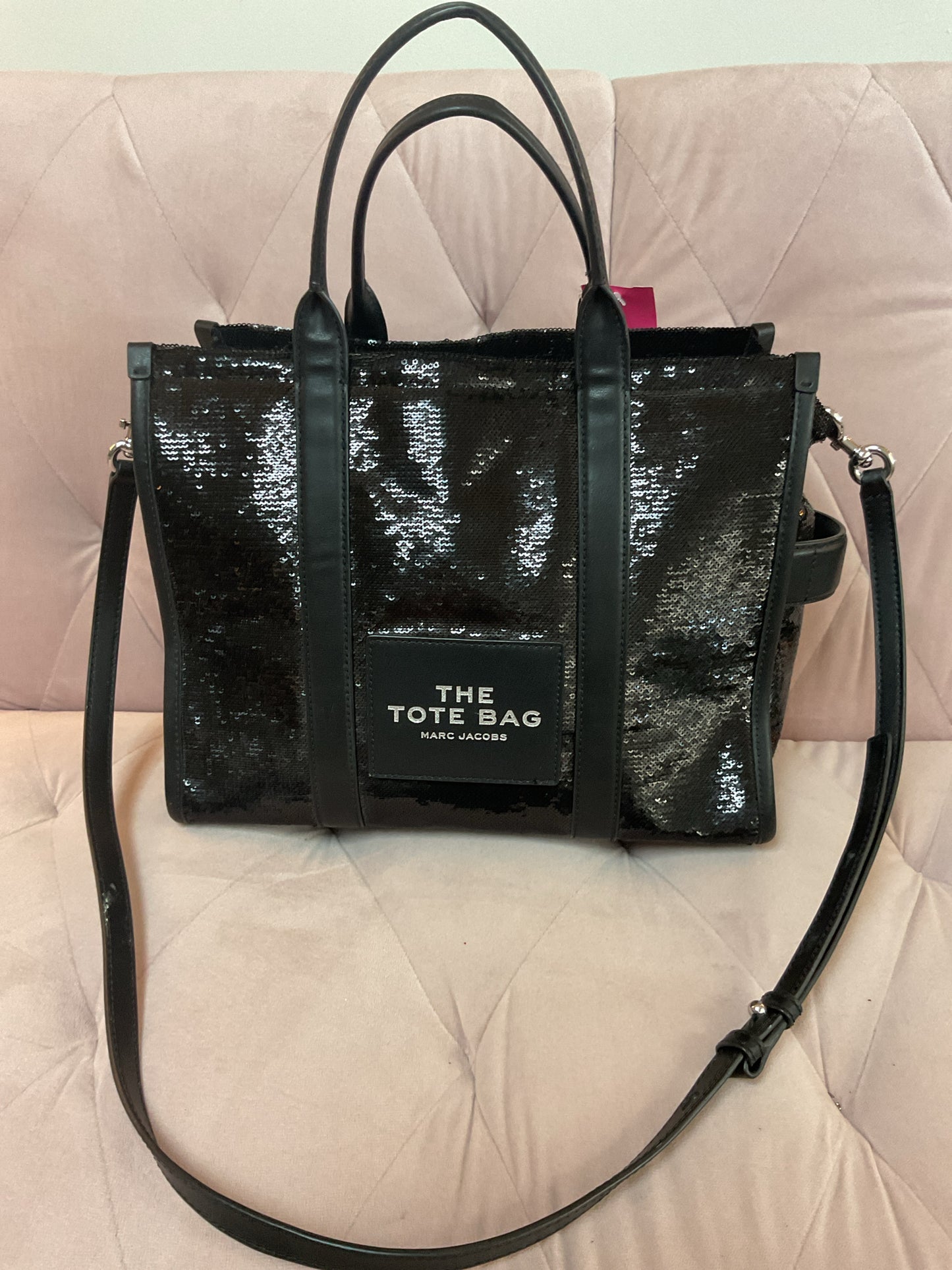 Marc Jacobs Purse black sequin The Tote Bag Limited Edition