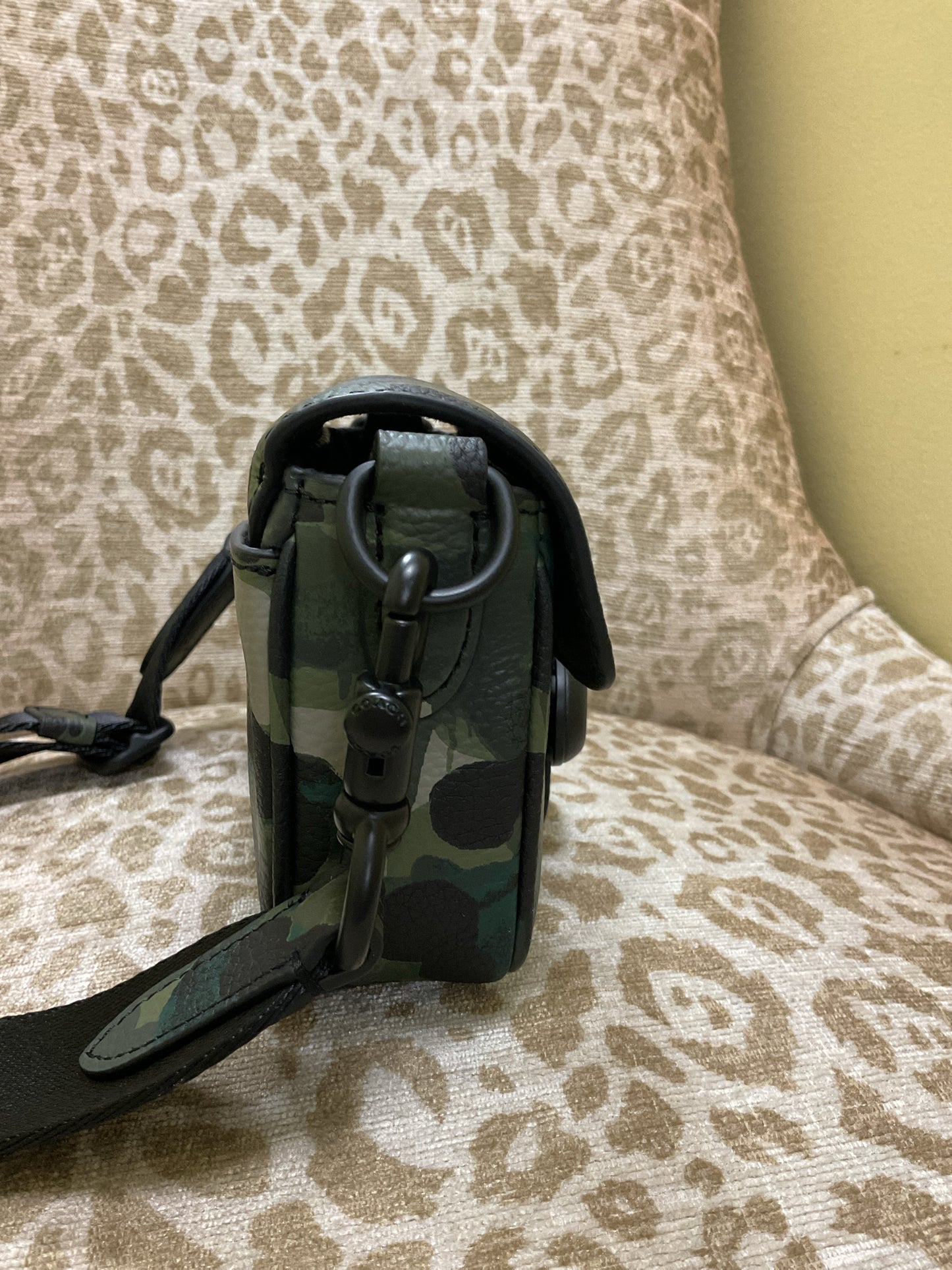 Purse Coach cc104 camoflage small soft Tabby NWOT