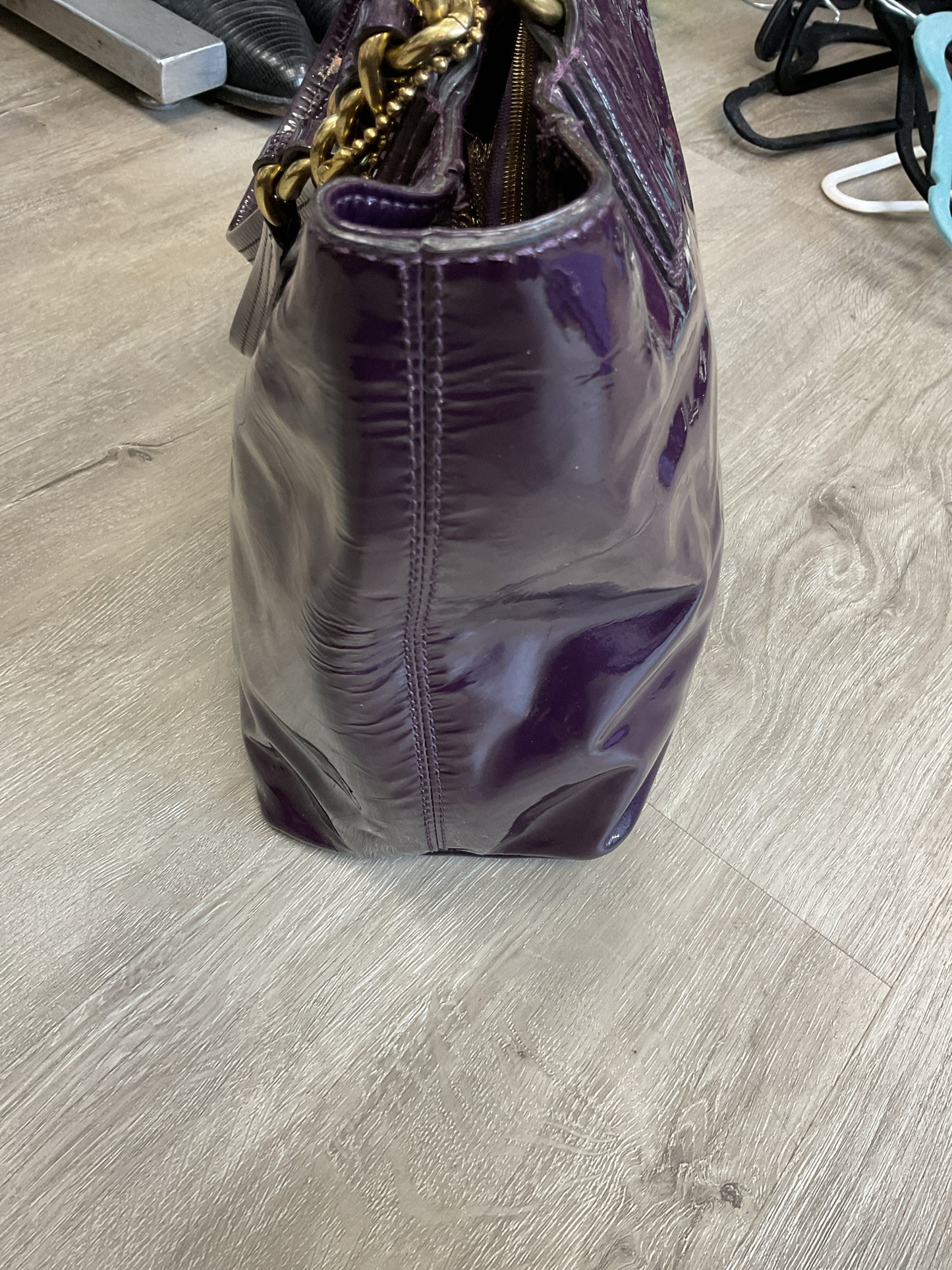 coach Purse vintage patent shoulder bag