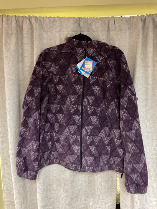 Columbia Size XL Purple jacket fleece NWT Benton Springs