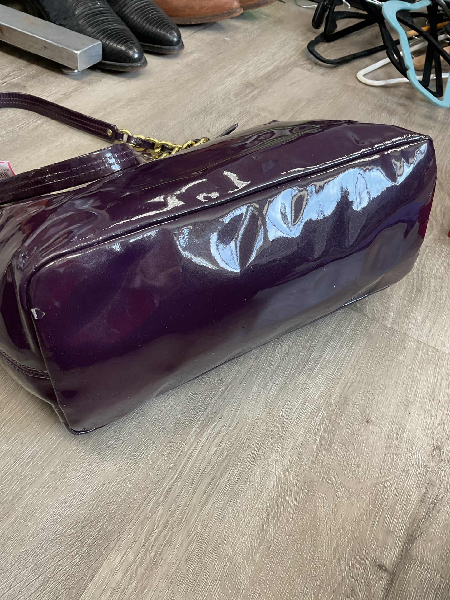 coach Purse vintage patent shoulder bag